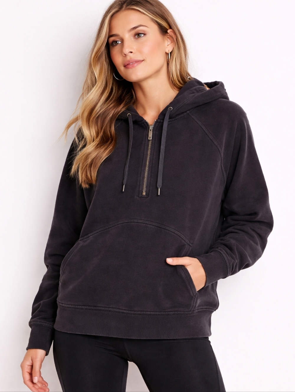 Lululemon Women's Black Hoodie Size Small